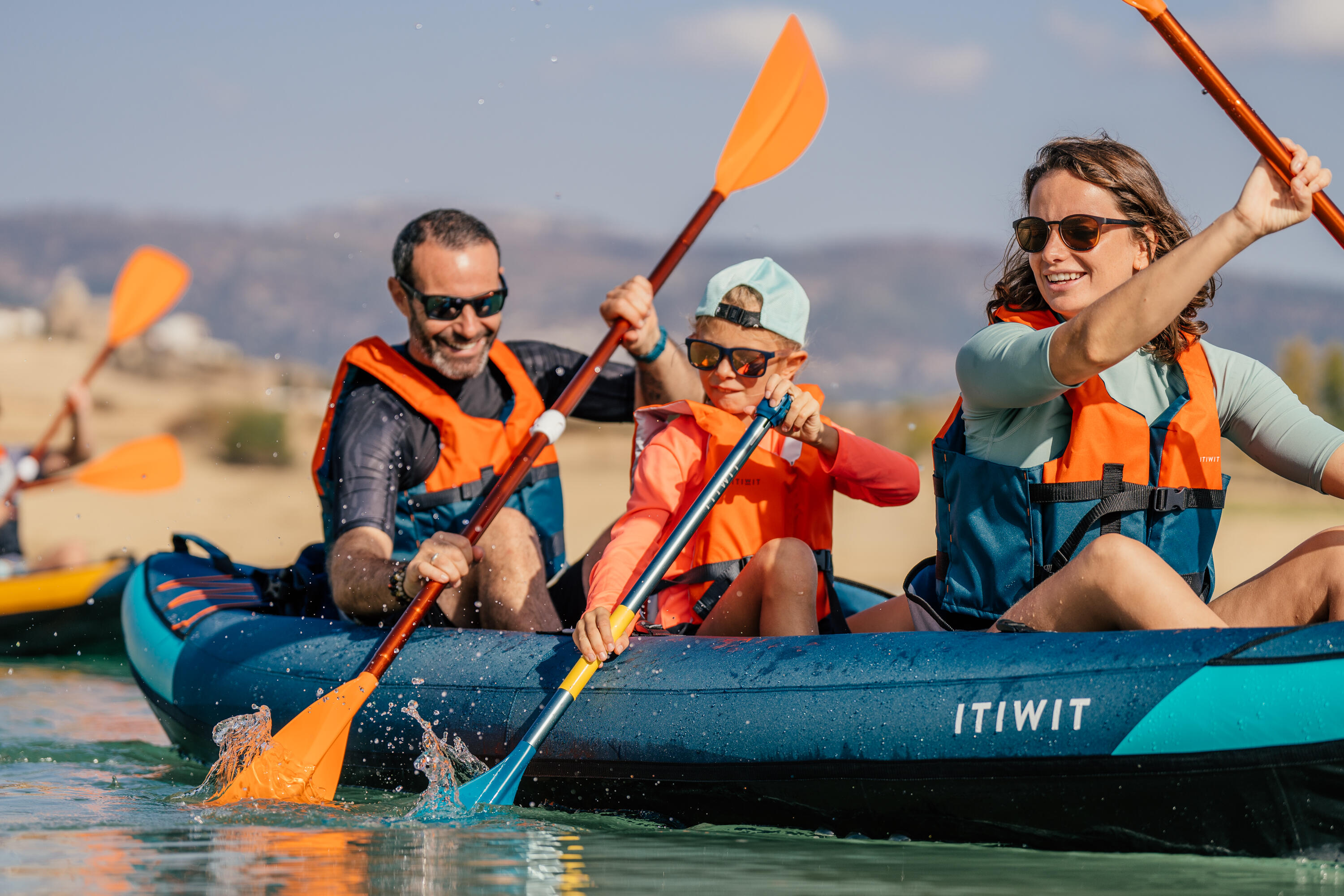 Canoa kayak 2/3 plazas